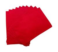 Janrax Pack of 50 A4 Red Coloured Felt 180gsm Sheets