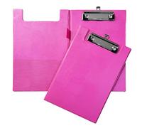 A5 Pink Foldover Clipboard