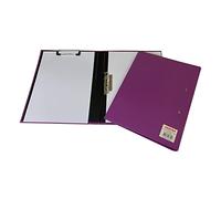 Purple A4 Clipboard Document Clamp File Folder