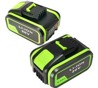 JANRI 2 PACK 20V 5000mAh Replacement Battery, Compatible with Worx WA3605 WA3551 WA3553 WA3644 WA3639 WA3645, work for 20V Max Tools WG620E/WG633E, Lawn Mower WG779E, Grass Trimmer etc