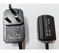 JANRI Replacement charger compatible with Worx 20V WA3551 WA3553 WA3014 WA3641 4PIN Lithium Battery compatible with WA3760 WA3772 WA3880 WA3883 UK plug
