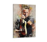 JANSD Bruce Springsteen Art Prints Posters Canvas Wall Art Oil Paintings Deco Framed 12x18inch