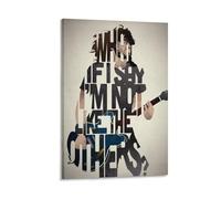 JANSD Dave Grohl - Foo Fighters Prints Posters Canvas Wall Art Oil Paintings Deco Framed 12x18inch