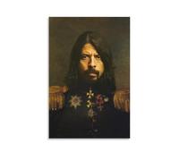 JANSD Dave Grohl Poster, Medieval Style Prints Posters Canvas Wall Art Oil Paintings Deco Unframed 12x18inch