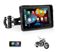 Jansite Motorcycle CarPlay Screen 5 inch Wireless CarPlay Motorbike Android Auto, Dual Bluetooth Waterproof Motorcycle Sat Nav Siri/G0ogle Assistant