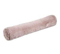 Jansons Direct Linens Faux Rabbit Fur Draught Excluder in Blush Pink 90cm x 20cm