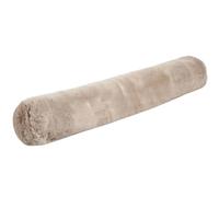 Jansons Direct Linens Faux Rabbit Fur Draught Excluder in Mink 90cm x 20cm