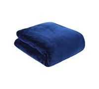 Jansons Direct Linens So Soft Snuggle Throw in Navy Blue 140cmx 180cm