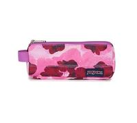 JanSport Basic Accessory Pouch - Compact Zip Organizer for Everyday Essentials, 1 L Capacity, 22.5 x 7.5 x 6 cm - Pop Art Digital Fuchsia