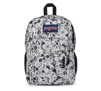 JanSport Big Day Pack Backpack - Large Laptop Backpack with Dual Compartments and Ergonomic Straps, 34 L Capacity, 43.5 x 32.5 x 19 cm - Doodle Dots