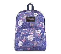 JanSport Black Label Superbreak Backpack - Lightweight School Bag | Blue Liana Vines