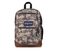 JanSport Cool Backpack with 15-inch Laptop Sleeve, Large Computer Bag Rucksack with 2 Compartments, Ergonomic Straps, Woodland Camo Green/Grey/Charcoal, One Size, Cool 15-inch Laptop Backpack