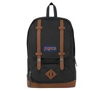JanSport CORTLANDT Large Backpack, 15 inch laptop compartment, Black (Black)