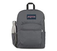 Jansport | Cross Town Backpack (Deep Grey - One Size), Deep Grey, One Size, Daypack Backpacks
