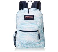 JanSport Cross Town Backpack - School, Travel, or Work Bookbag with Water Bottle Pocket, Mile High Cloud