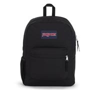 JanSport Cross Town Backpack - Travel or Work Bag with Water Bottle Pocket Black