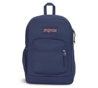 JanSport Cross Town Plus Backpack - Large Main Compartment Side Water Bottle Pocket 15-Inch Padded Laptop Sleeve - Navy