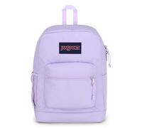 JanSport Cross Town Plus Backpack - Large Main Compartment Side Water Bottle Pocket 15-Inch Padded Laptop Sleeve - Pastel Lilac