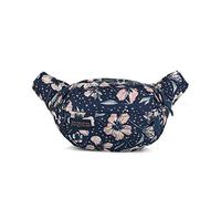 JanSport Fifth Avenue Waistpack - Travel Fanny Pack Hip Bag, Fields Of Paradise, 2.5 L, Black, 1SZ