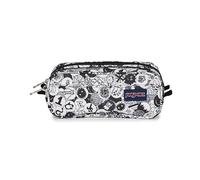 JanSport Large Accessory Pouch - Spacious Zip Organizer for Everyday Essentials, 2.5 L Capacity, 28 x 14 x 9 cm - Doodle Dots