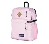 JanSport Main Campus Backpack - Travel or Work backpack w 15-Inch Laptop Sleeve and Dual Water Bottle Pockets, Pink Ice, One Size, Main Campus