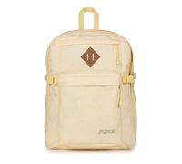 JanSport Main Campus Backpack - Travel or Work backpack w 15-Inch Laptop Sleeve and Dual Water Bottle Pockets, Rows of Bows Natural/Lemon Ice, One Size, Main Campus