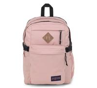 JanSport Main Campus Backpack - Travel or Work Bag w 15-Inch Laptop Sleeve and Dual Water Bottle Pockets Misty Rose