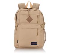 JanSport Main Campus Cordura Backpack - Travel or Work Bookbag with 15-Inch Laptop Pack with Leather Trims Travertine