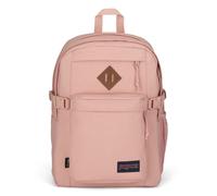 JanSport Main Campus Cordura Backpack - School, Travel, or Work Bookbag w 15-Inch Laptop Pack with Leather Trims, Misty Rose