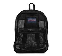 JANSPORT Mesh Pack - See Through Backpack Ideal for Class, Work, Travel, or Beach Outings, Black