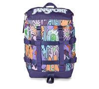 JanSport Mini Skip Pack - Compact Backpack with Main Compartment, Side Water Bottle Pocket, and Zippered Accessory Pocket, Melted Blooms Yellow, One Size, Mini Skip Pack Backpack