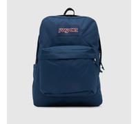 JANSPORT Navy Superbreak Plus Backpack UK 42x32x14cm