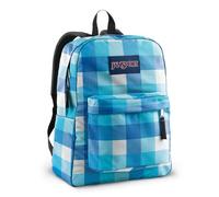 JanSport Superbreak Backpack, Back to School bag, RucksackMammoth Blue Block Chk