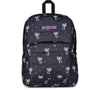 JanSport SuperBreak One Backpack - Lightweight Everyday Backpack with Front Utility Pocket, 25 L Capacity, 42 x 33 x 21 cm - Pastel Petal Black