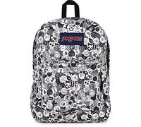 JanSport SuperBreak One Backpack - Lightweight Everyday Backpack with Front Utility Pocket, 25 L Capacity, 42 x 33 x 21 cm - Doodle Dots