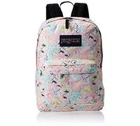 JanSport SuperBreak, one size, coral sketch floral print.