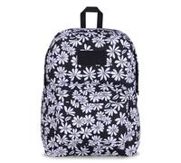 JanSport Superbreak Plus Backpack - Work, Travel, or Laptop Bookbag with Water Bottle Pocket, Punk Pansies Black, One Size, Superbreak Backpack - Durable, Lightweight Premium Backpack