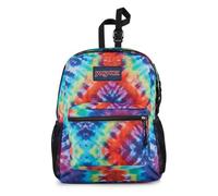 JANSPORT Unisex's Central Adaptive Pack, Red/Multi Hippie Days, 21L