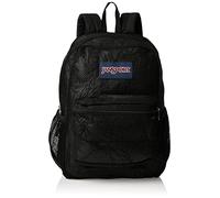 JANSPORT Unisex's Eco Mesh Backpack, Black, 17” x 12.5” x 6”
