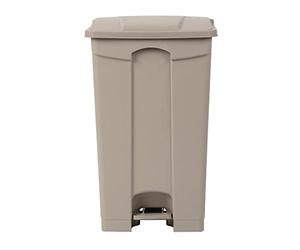 Jantex 19247 Polypropylene Kitchen Pedal Waste Bin 87Ltr 810x490x400mm | Hands-free foot operation improves hygiene, while the tight-fitting lid contains odors in busy catering environments.