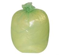 JANTEX 200 x Medium Duty Green Bin Bags (Pack of 200) - Public Area 80Litre 10kg Green Refuse Sacks Bin Liners Bin Bags