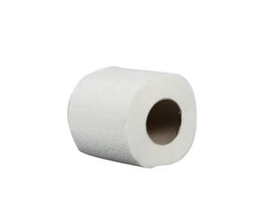 Jantex 40 Pcs Standard Toilet Paper Rolls 2-Ply 190 Sheets White Washroom Tissue