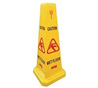 Jantex Caution Wet Floor Safety Warning Cone Signage