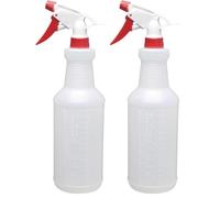 JANTEX Colour-Coded Trigger Empty Spray Bottle Red 750ml - Replacement, Reusable Multipurpose Bottle CD815 (Pack of 2)