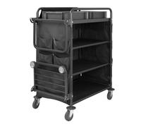 Jantex Compact Housekeeping Trolley Utility Cart Wagon