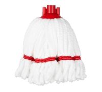 Jantex Connect Commercial Microfibre Mop Head HX249, Red Stripe, 150g