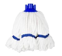 Jantex Connect Microfibre Commercial Mop Head, Blue Stripe, 150g