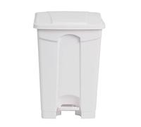 Jantex Kitchen Pedal Bin White 45Ltr