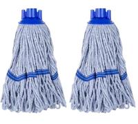 Jantex Deck Mop Head Blue Stripe, 200 g (Pack of 2)
