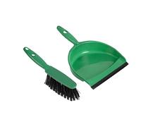 Dustpan and Brush Set Green